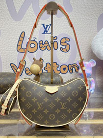 2024 Louis vuitton original monogram canvas croissant MM handbag M46828 