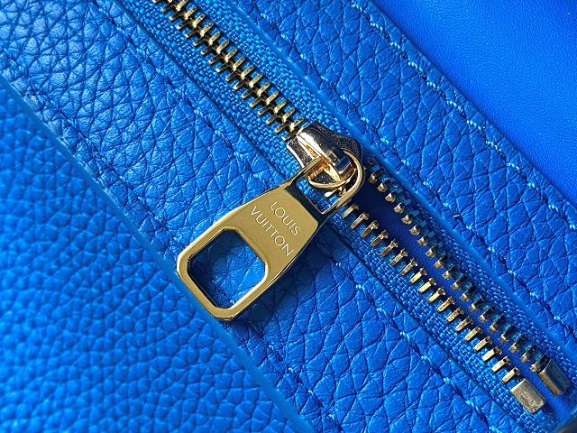 Louis vuitton original calfskin capucines BB handbag M21103 blue