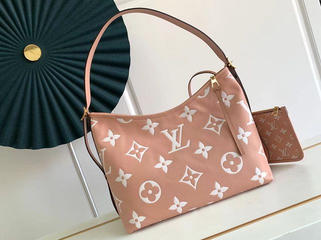 Louis vuitton original calfskin carryAll mm M46289 pink