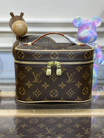 Louis vuitton original monogram mini nice cosmetic case M44495