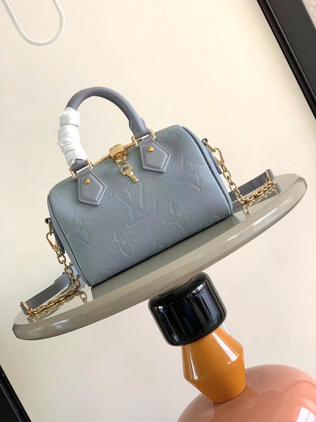 Louis vuitton original calfskin speedy 20 M46484 light blue