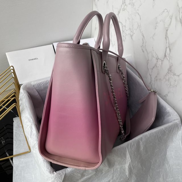 2024 CC original calfskin shopping bag AS3351 pink