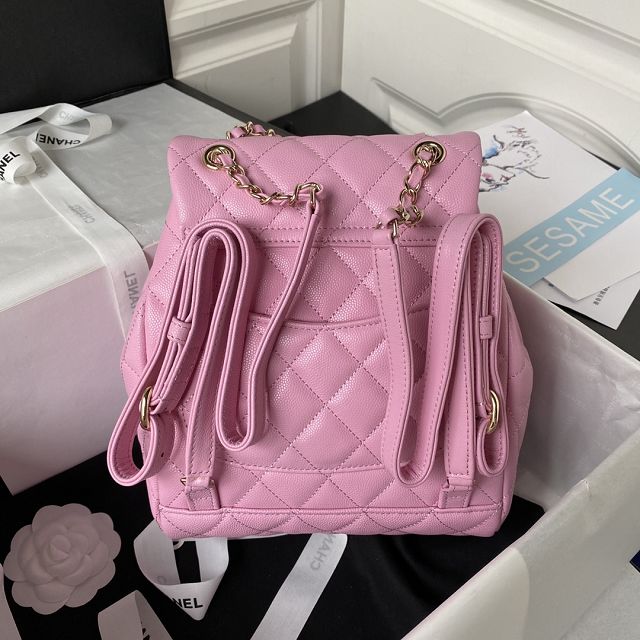 CC original grained calfskin medium backpack AS4059 pink