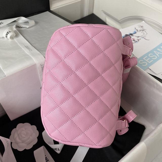 CC original grained calfskin medium backpack AS4059 pink