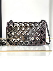 CC original strass&metal mini evening bag AS4588-2 multicolor