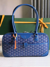 Goyard original canvas baguette bag GY0100 blue