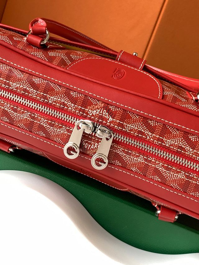 Goyard original canvas baguette bag GY0100 red