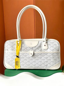 Goyard original canvas baguette bag GY0100 white