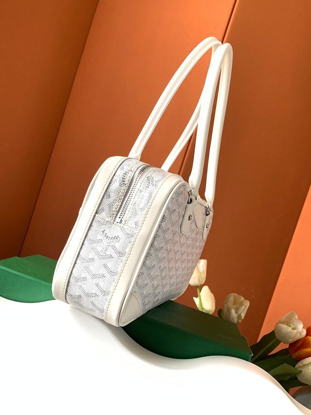 Goyard original canvas baguette bag GY0100 white