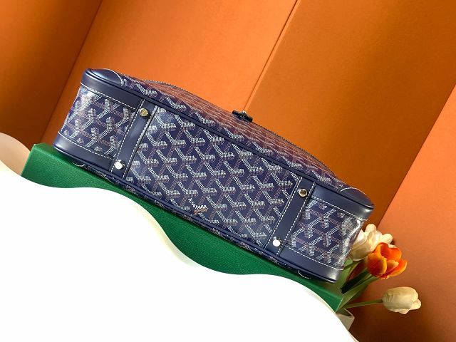 Goyard original canvas bowling bag GY0099 navy blue