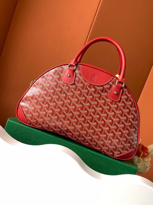 Goyard original canvas bowling bag GY0099 red