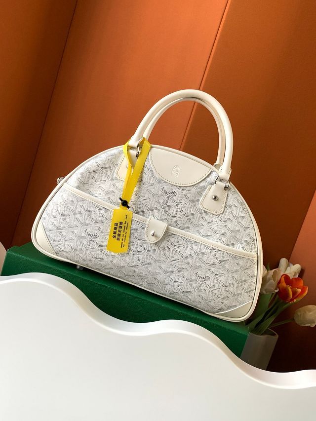 Goyard original canvas bowling bag GY0099 white