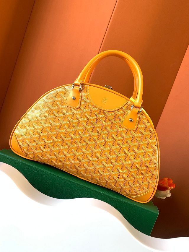 Goyard original canvas bowling bag GY0099 yellow