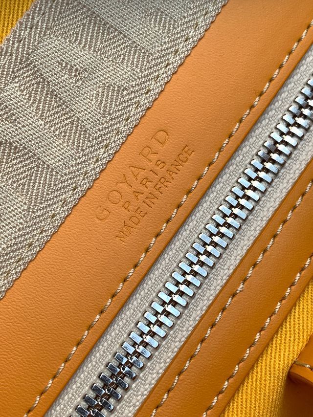 Goyard original canvas bowling bag GY0099 yellow