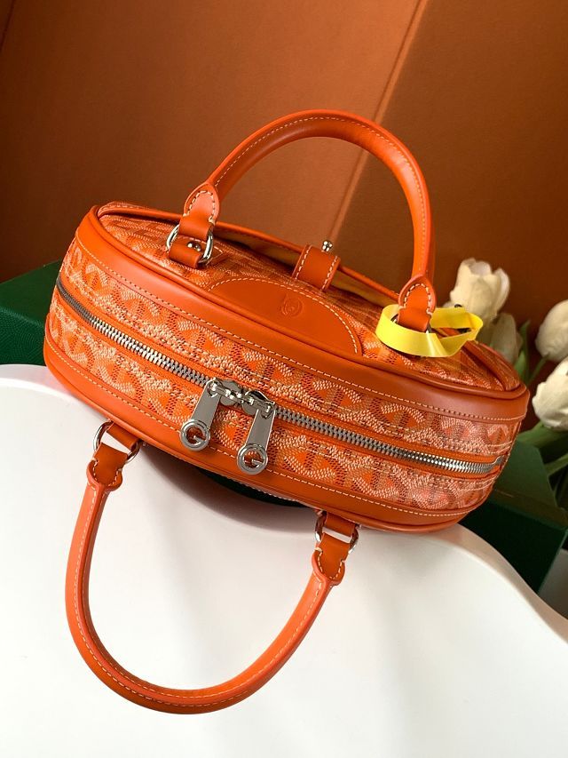 Goyard original canvas small bowling bag GY0098 orange