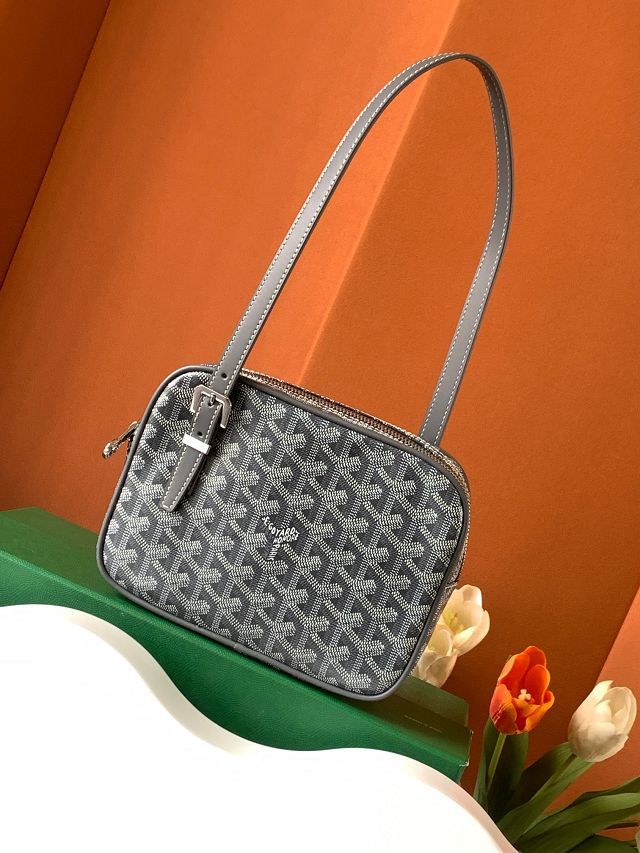 Goyard original canvas small shoulder bag GY0101 grey