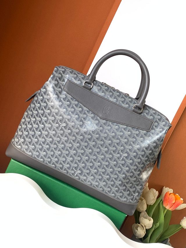 Goyard original canvas cisalpin document case GY0103 grey