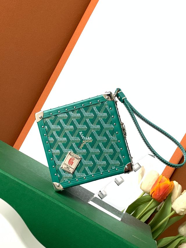 Goyard original canvas de trunk bag GY0104 green