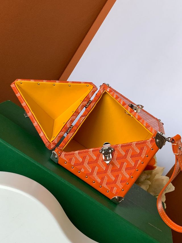 Goyard original canvas de trunk bag GY0104 orange