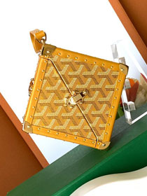 Goyard original canvas de trunk bag GY0104 yellow