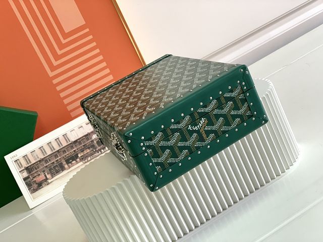 Goyard original canvas jewelry case GY0102 green