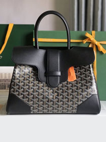 Goyard original canvas saigon tote bag GY0106 black