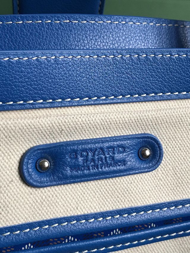 Goyard original canvas saigon tote bag GY0106 blue