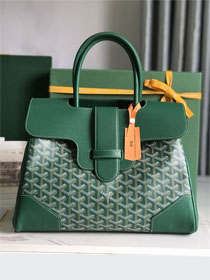 Goyard original canvas saigon tote bag GY0106 green