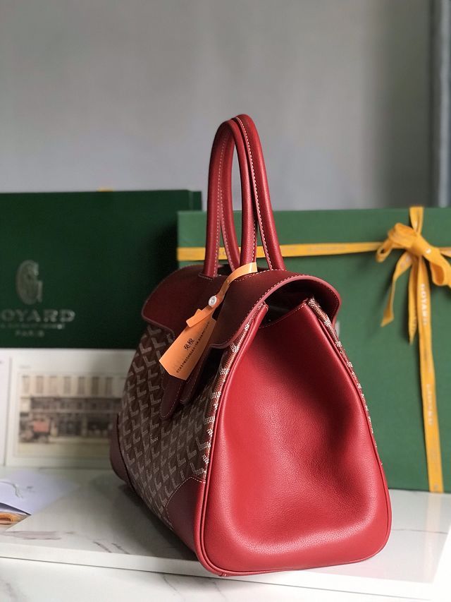 Goyard original canvas saigon tote bag GY0106 red