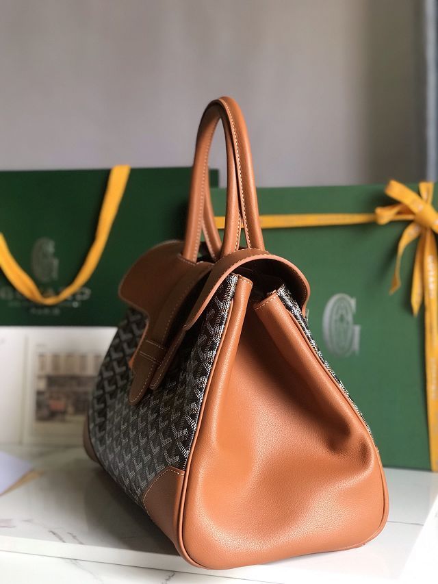 Goyard original canvas saigon tote bag GY0106 tan