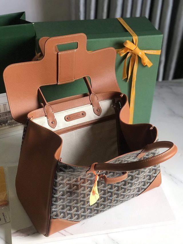 Goyard original canvas saigon tote bag GY0106 tan