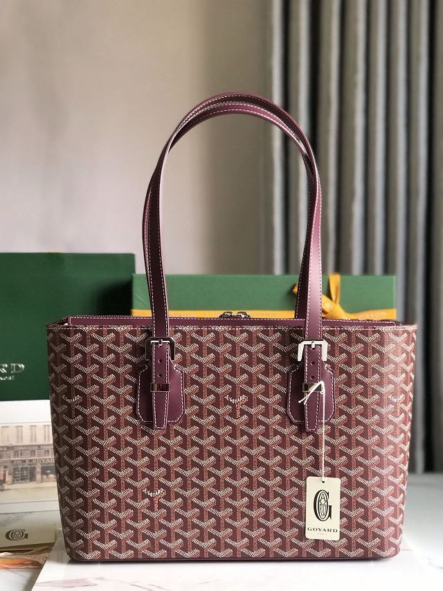 Goyard original canvas tote bag GY0105 burgundy