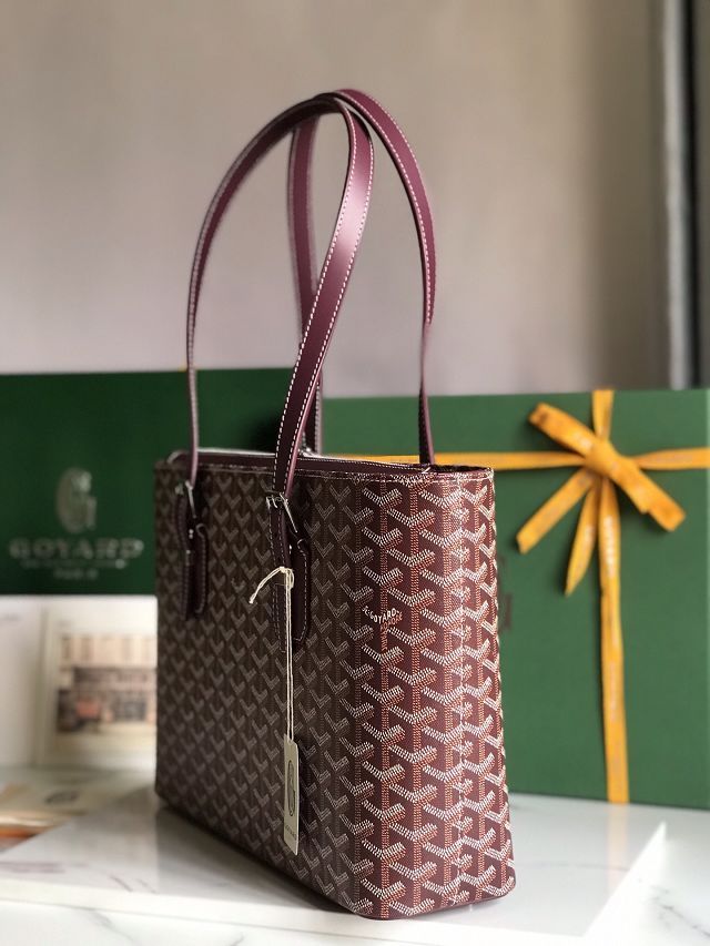 Goyard original canvas tote bag GY0105 burgundy