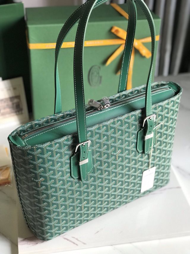 Goyard original canvas tote bag GY0105 green