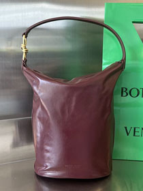 BV original calfskin hobo knot bag 730965 barolo