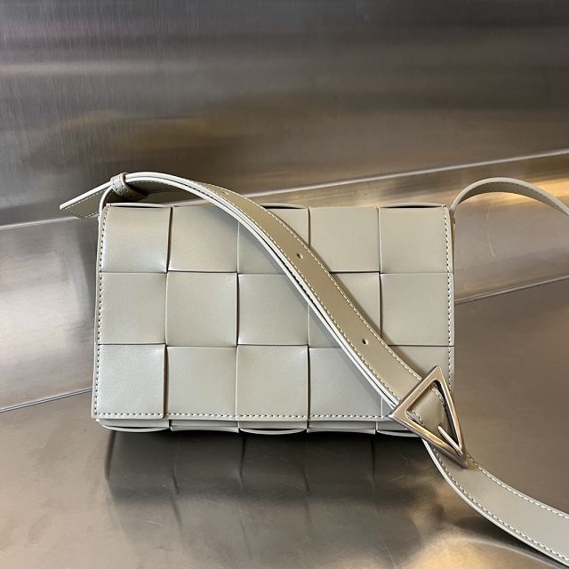 BV original calfskin cassette crossbody bag 708768 taupe