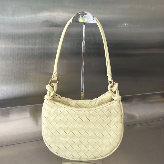 BV original lambskin small gemelli bag 776764 ice cream