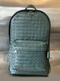 BV original calfskin medium intrecciato backpack 730732 raintree