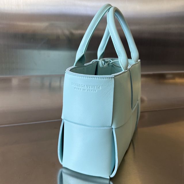 BV original lambskin mini arco tote bag 709337 tiffany blue