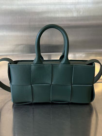 BV original lambskin mini east-west arco tote bag 776778 emerald green