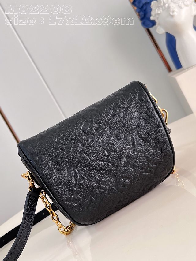 Louis vuitton original calfskin mini bumbag M46917 black