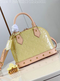 2024 Louis vuitton original vernis leather alma BB M24063 yellow