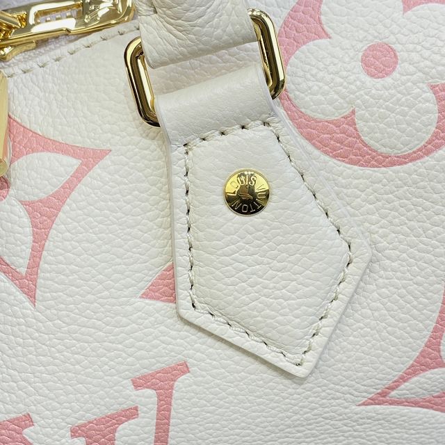 Louis vuitton original calfskin speedy 20 M46397 white&pink