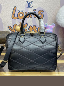 Louis vuitton original lambskin speedy 25 M24206 black