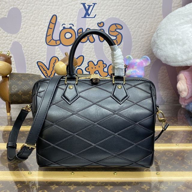 Louis vuitton original lambskin speedy 25 M24206 black