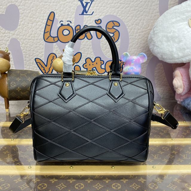 Louis vuitton original lambskin speedy 25 M24206 black