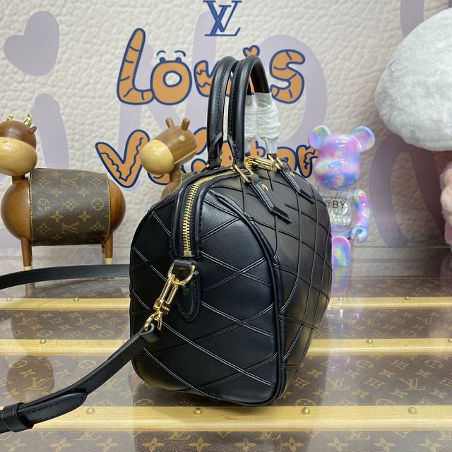 Louis vuitton original lambskin speedy 25 M24206 black