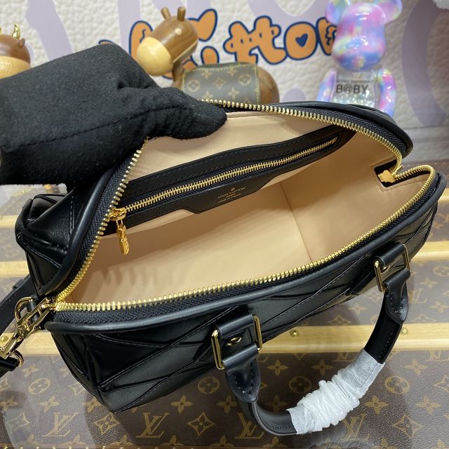 Louis vuitton original lambskin speedy 25 M24206 black