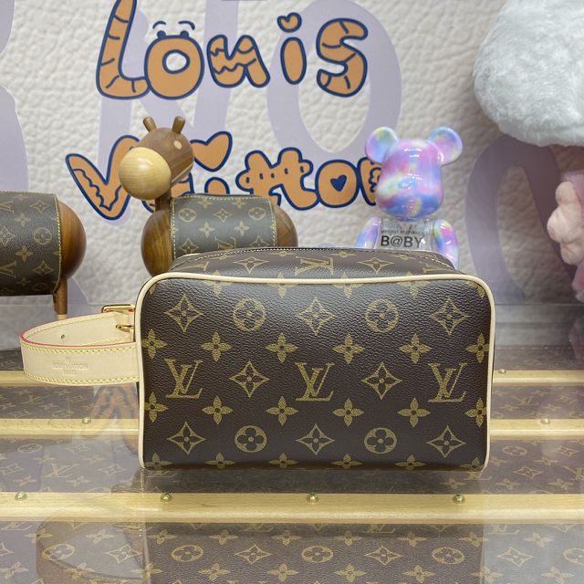 Louis vuitton original monogram canvas locker dopp kit M83112