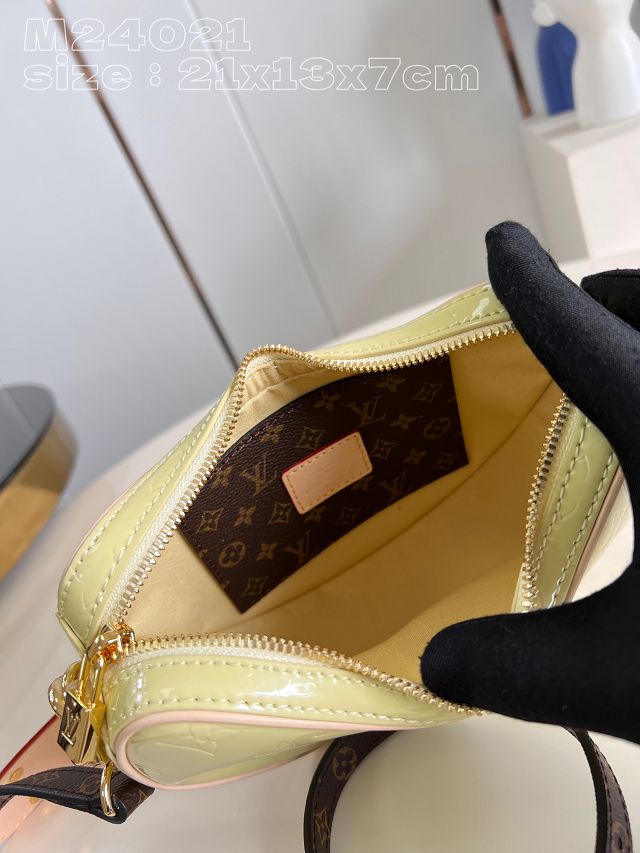 Louis vuitton original vernis leather new remix M24020 yellow